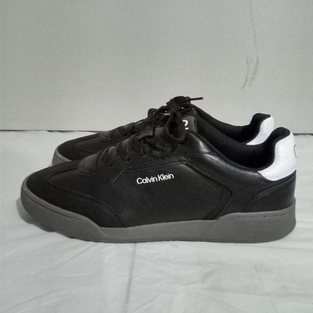Calvin Klein Black and White Sneakers Minimalist Design